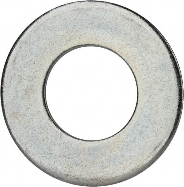 Value Collection - 2-1/4" Screw, Grade 2 Steel USS Flat Washer - 2.365" ID x 4.795" OD, 0.248" Thick, Zinc-Plated Finish - Eagle Tool & Supply