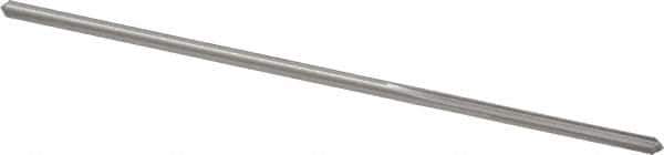Made in USA - #44 High Speed Steel 4 Flute Chucking Reamer - Straight Flute, 0.081" Straight Shank, 3/4" Flute Length, 3" OAL - Eagle Tool & Supply