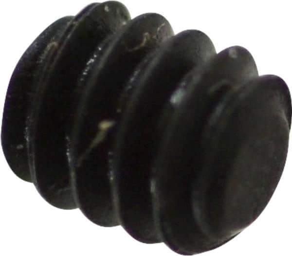 Value Collection - #4-40 UNC, 1/8" OAL, Flat Point Set Screw - Grade 8 Alloy Steel, 0.05" Key - Eagle Tool & Supply
