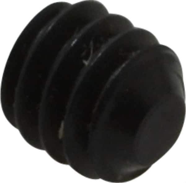 Value Collection - #5-40 UNC, 1/8" OAL, Flat Point Set Screw - Grade 8 Alloy Steel, 1/16" Key - Eagle Tool & Supply