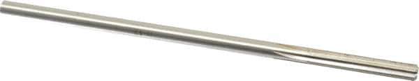 Interstate - Letter C High Speed Steel Chucking Reamer - Straight Flute, 0.2329" Straight Shank, 1-1/2" Flute Length, 6" OAL - Eagle Tool & Supply