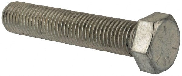 Made in USA - 7/8-9 UNC, 4-1/2" Length Under Head Hex Head Cap Screw - Eagle Tool & Supply