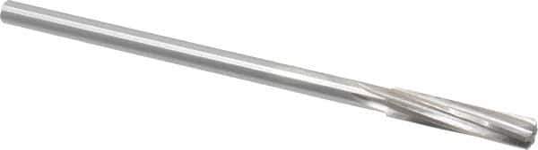 Made in USA - 3/8" Cobalt 6 Flute Chucking Reamer - Spiral Flute, 0.3105" Straight Shank, 1-3/4" Flute Length, 7" OAL - Eagle Tool & Supply