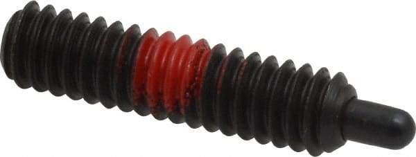 Gibraltar - 1/4-20, 1" Thread Length, 3/16" Plunger Projection, Steel Threaded Spring Plunger - 0.118" Max Plunger Diam, 1" Plunger Length, 3 Lb Init End Force, 13 Lb Final End Force, 5/64" Hex - Eagle Tool & Supply