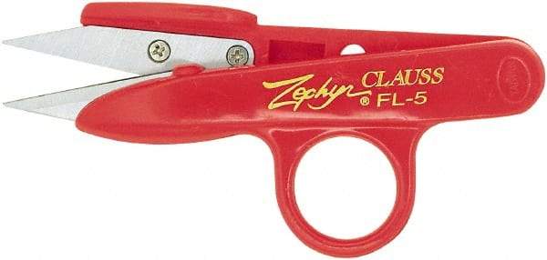 Clauss - 1" Length of Cut, Straight Pattern Thread Snip - 4-3/4" OAL - Eagle Tool & Supply
