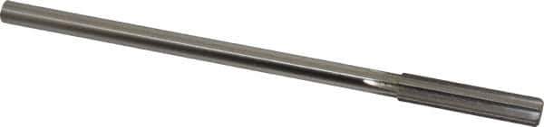 Interstate - 3/8" High Speed Steel Chucking Reamer - Straight Flute, 0.3105" Straight Shank, 1-3/4" Flute Length, 7" OAL - Eagle Tool & Supply