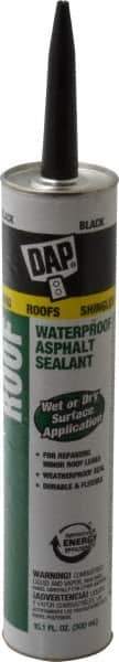 DAP - 10.1 oz Cartridge Black Asphalt Joint Sealant - -40 to 180°F Operating Temp - Eagle Tool & Supply