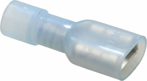 Ideal - 16 to 14 AWG, Vinyl, Fully Insulated, Female Wire Disconnect - 1/4 Inch Wide Tab, Blue, cUL Listed, RoHS Compliant, UL Listed 774A - Eagle Tool & Supply