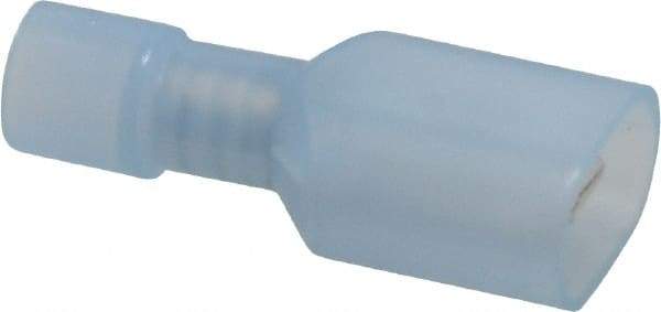 Ideal - 16 to 14 AWG, Nylon, Fully Insulated, Male Wire Disconnect - 1/4 Inch Wide Tab, Blue, cUL Listed, RoHS Compliant, UL Listed - Eagle Tool & Supply