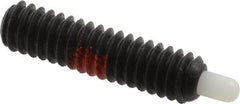 Gibraltar - 1/4-20, 1" Thread Length, 3/16" Plunger Projection, Steel Threaded Spring Plunger - 0.118" Max Plunger Diam, 1" Plunger Length, 1 Lb Init End Force, 4 Lb Final End Force, 5/64" Hex - Eagle Tool & Supply