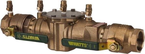 Watts - 2 Thread, Backflow Preventer Valve - Lead-Free, Use with Potable Water Applications - Eagle Tool & Supply