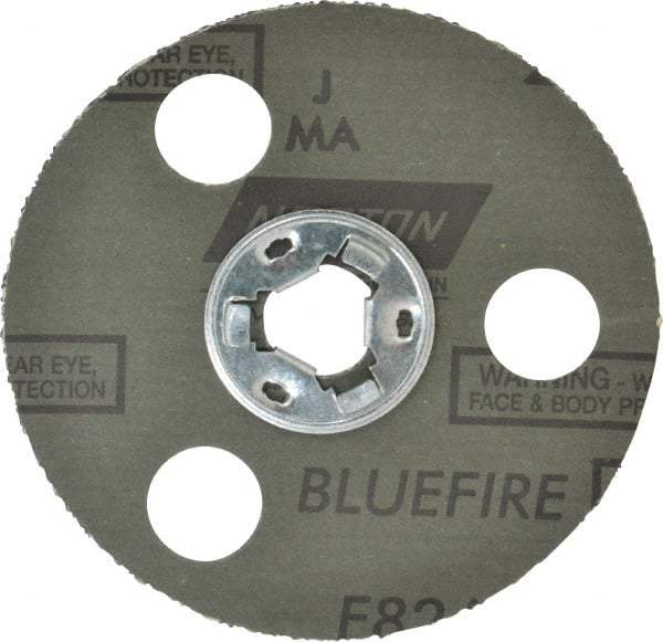 Norton - 5" Diam 24 Grit Fiber Disc - Very Coarse Grade, Zirconia Alumina, 13,000 Max RPM, Series F826 - Eagle Tool & Supply
