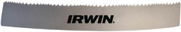 Irwin Blades - 8 to 12 TPI, 9' 11-1/2" Long x 3/4" Wide x 0.035" Thick, Welded Band Saw Blade - M42, Bi-Metal, Toothed Edge, Contour Cutting - Eagle Tool & Supply