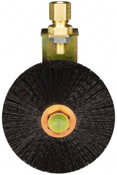 Trico - 3" Width/Diam, Oil Reservoir Lubrication Brushes - 250°F, Straight Shank - Eagle Tool & Supply