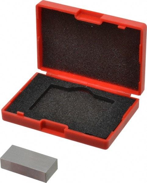 SPI - 0.65" Rectangular Steel Gage Block - Accuracy Grade 0, Includes NIST Traceability Certification - Eagle Tool & Supply