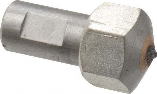 Made in USA - 1/3 Carat Single Point Diamond Dresser - 3/4" Long x 7/16" Shank Diam - Eagle Tool & Supply