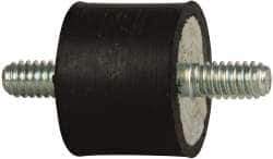 Tech Products - 55 Lb Capacity, 1/4-20 Stud/Stud Vibration Isolator - 1" Diam, 3/4" High - Eagle Tool & Supply