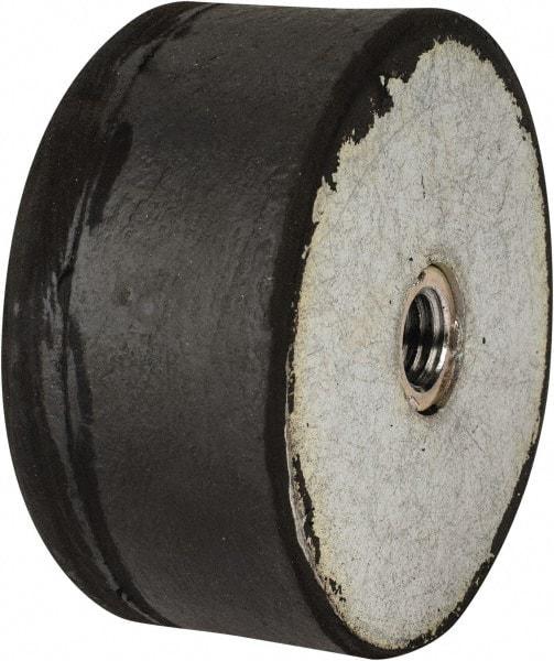 Tech Products - 1260 Lb Capacity, 1/2-13 Plate/Plate Vibration Isolator - 3-1/8" Diam, 1-1/2" High - Eagle Tool & Supply
