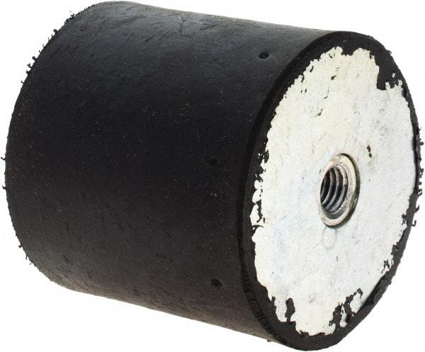 Tech Products - 410 Lb Capacity, 1/2-13 Plate/Plate Vibration Isolator - 3-1/8" Diam, 3" High - Eagle Tool & Supply