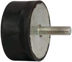 Tech Products - 760 Lb Capacity, M12 Plate/Plate Vibration Isolator - 79mm Diam, 38mm High - Eagle Tool & Supply