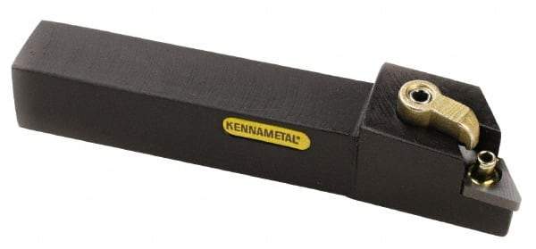 Kennametal - MDJN, Left Hand Cut, 3° Lead Angle, 25mm Shank Height x 25mm Shank Width, Negative Rake Indexable Turning Toolholder - 150mm OAL, DN..1104.. Insert Compatibility, Series Kenloc - Eagle Tool & Supply