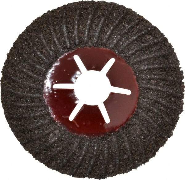Value Collection - 4-1/2" Diam 7/8" Hole 24 Grit Fiber Disc - Very Coarse Grade, Silicon Carbide, 12,000 Max RPM - Eagle Tool & Supply