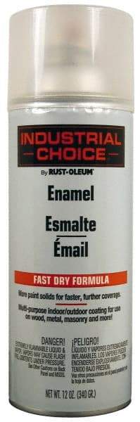 Rust-Oleum - Crystal Clear, Enamel Spray Paint - 8 to 12 Sq Ft per Can, 12 oz Container - Eagle Tool & Supply