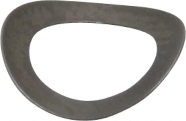 Gardner Spring - #10 Bolt, 0.203" ID, Grade 301 Stainless Steel, Curved Disc Spring - 0.322" OD, 0.053" High, 0.005" Thick - Eagle Tool & Supply