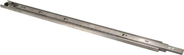 Sugatsune - 21-21/32" Slide Length, 22" Travel Length, Stainless Steel Ball Bearing Slide - 68 Lb Capacity at Full Extension - Eagle Tool & Supply