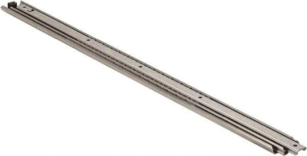 Sugatsune - 31-1/2" Slide Length, 32-5/8" Travel Length, Stainless Steel Ball Bearing Slide - 140 Lb Capacity at Full Extension - Eagle Tool & Supply