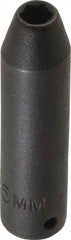 Proto - 1/4" Drive 5mm Deep Impact Socket - 6 Points, 2" OAL - Eagle Tool & Supply
