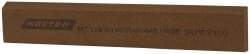 Norton - 6" Long x 1" Wide x 1/4" Thick, Aluminum Oxide Sharpening Stone - Rectangle, Medium Grade - Eagle Tool & Supply