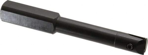 APT - 5/8" Min Bore Diam, 5" OAL, 3/4" Shank Diam, Indexable Boring Bar - 3" Max Bore Depth, TPG 221 Insert, Screw Holding Method - Eagle Tool & Supply