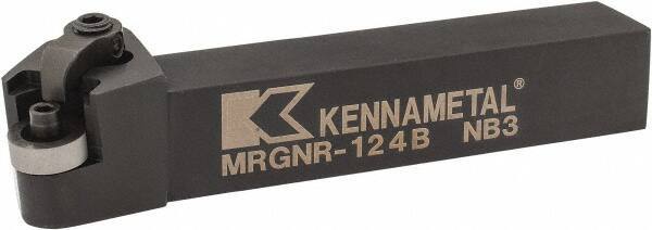 Kennametal - MRGN, Right Hand Cut, 15° Lead Angle, 3/4" Shank Height x 3/4" Shank Width, Negative Rake Indexable Turning Toolholder - 4-1/2" OAL, RN..43 Insert Compatibility, Series Kenloc - Eagle Tool & Supply