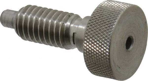 Gibraltar - 3/8-16, 3/4" Thread Length, 0.185" Max Plunger Diam, 1 Lb Init to 8 Lb Final End Force, Knob Handle Plunger - Knurled Knob, 0.94" Body Length, 3/4" Length Under Head/Shoulder, 0.218" Plunger Projection - Eagle Tool & Supply
