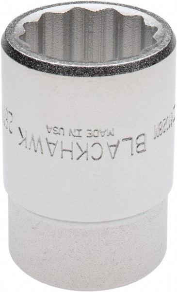 Blackhawk by Proto - 3/4" Drive, Standard Hand Socket - 12 Points, 2-13/64" OAL, Alloy Steel, Black Finish - Eagle Tool & Supply