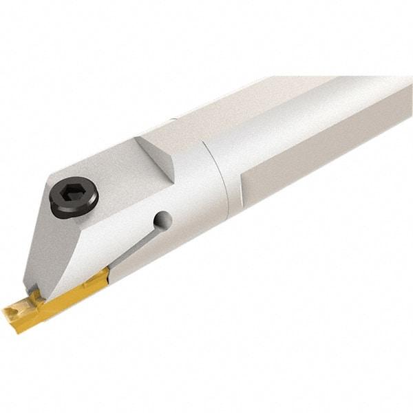 Iscar - 32mm Min Bore Diam, 250mm OAL, 32mm Shank Diam, HFI-MC Indexable Boring Bar - 5mm Max Bore Depth, DGN, GRIP, HFPL Insert, Clamp Holding Method - Eagle Tool & Supply