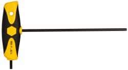 Wiha - 1/8" Hex, T-Handle Cushion Grip, Hex Key - 5-29/32" OAL, Inch System of Measurement - Eagle Tool & Supply