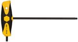Wiha - 5/32" Hex, T-Handle Cushion Grip, Hex Key - 5-29/32" OAL, Inch System of Measurement - Eagle Tool & Supply
