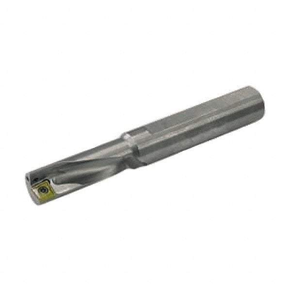 Allied Machine and Engineering - 0.94" Max Drill Depth, 3xD, 10mm Diam, Indexable Insert Drill - 1 Insert, 1/2" Shank Diam, Straight Shank - Eagle Tool & Supply
