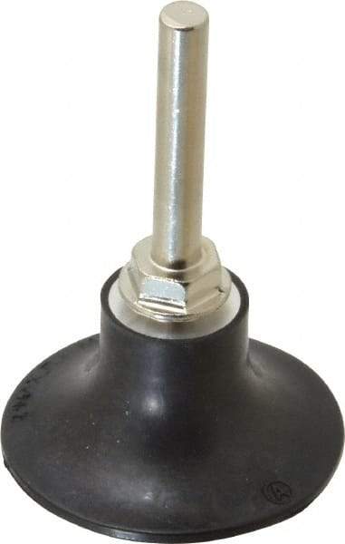 Norton - 2" Diam Quick-Change Type S Disc Backing Pad - 1/4" Shank Diam, Medium Density, 25,000 RPM, Speed-Lok TS Compatible - Eagle Tool & Supply
