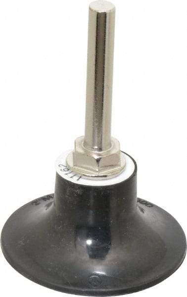 Norton - 2" Diam Quick-Change Type R Disc Backing Pad - 1/4" Shank Diam, Medium Density, 25,000 RPM, Speed-Lok TR Compatible - Eagle Tool & Supply