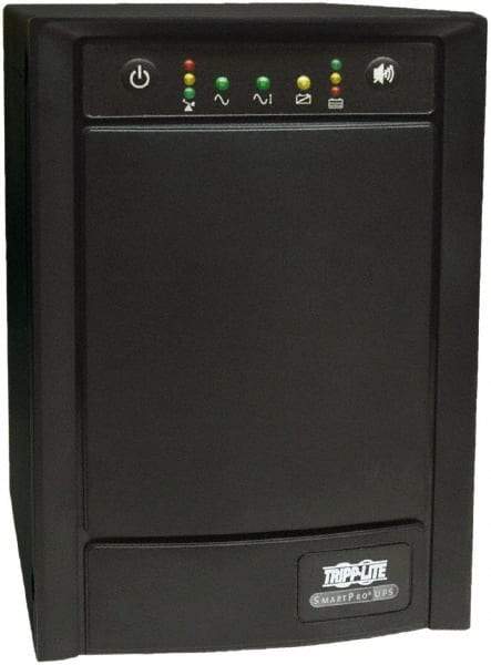 Tripp-Lite - 15 Amp, 1,500 VA, Tower Mount Line Interactive Backup Uninterruptible Power Supply - Backup 8 min with Full Load & 13 min with Half Load, 120 VAC Input & Output, 900 Watt Output, 1 Phases, 6 Outlets - Eagle Tool & Supply