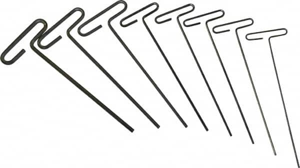 Eklind - 8 Piece T-Handle Hex Key Set - Eagle Tool & Supply