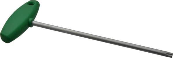 Wiha - T40 Standard Torx Key - Flag-Style, 7-7/8" Length Under Head, 200mm OAL - Eagle Tool & Supply