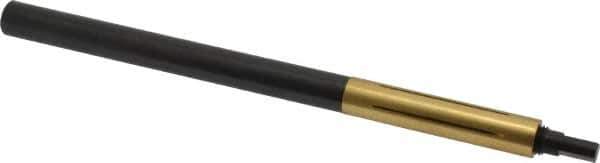 Made in USA - 6" Length x 13/32" Diam Through Hole Barrel Lap - 0.39" Arbor Diam, 2" Barrel Length, Eccentric Slot - Eagle Tool & Supply