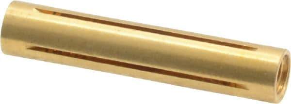 Made in USA - 3/16" Diam Through Hole Barrel Cylinder - 1" Barrel Length, Eccentric Slot - Eagle Tool & Supply