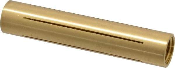 Made in USA - 9/16" Diam Through Hole Barrel Cylinder - 2-3/4" Barrel Length, Eccentric Slot - Eagle Tool & Supply