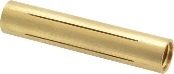 Made in USA - 5/8" Diam Through Hole Barrel Cylinder - 3" Barrel Length, Eccentric Slot - Eagle Tool & Supply