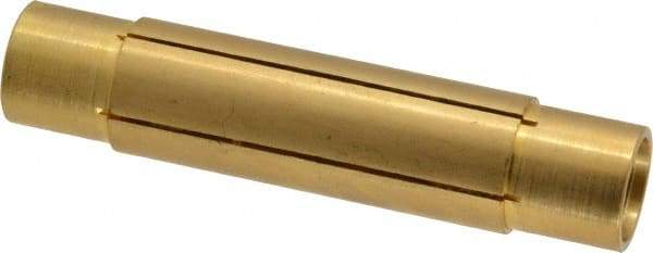 Made in USA - 11/16" Diam Through Hole Barrel Cylinder - 3" Barrel Length, Eccentric Slot - Eagle Tool & Supply